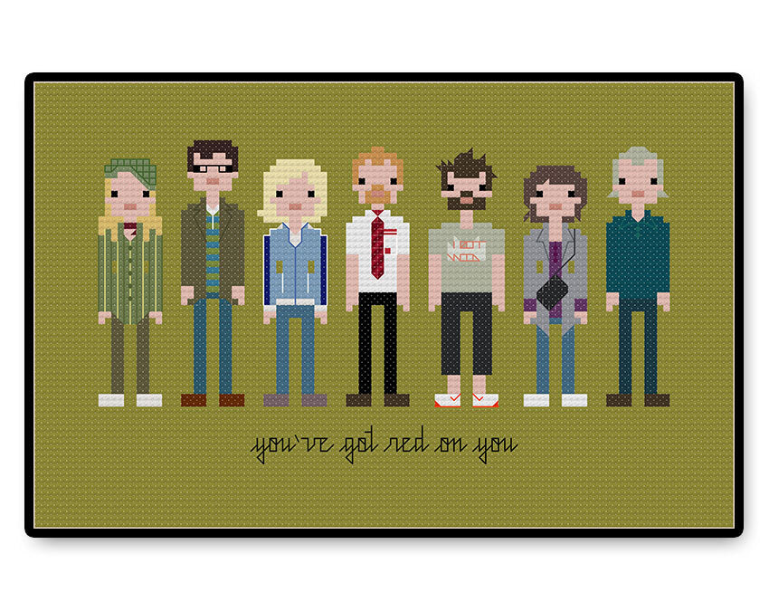 Pee Wee's Playhouse - PDF Cross Stitch Pattern