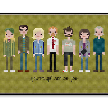 Pee Wee's Playhouse - PDF Cross Stitch Pattern