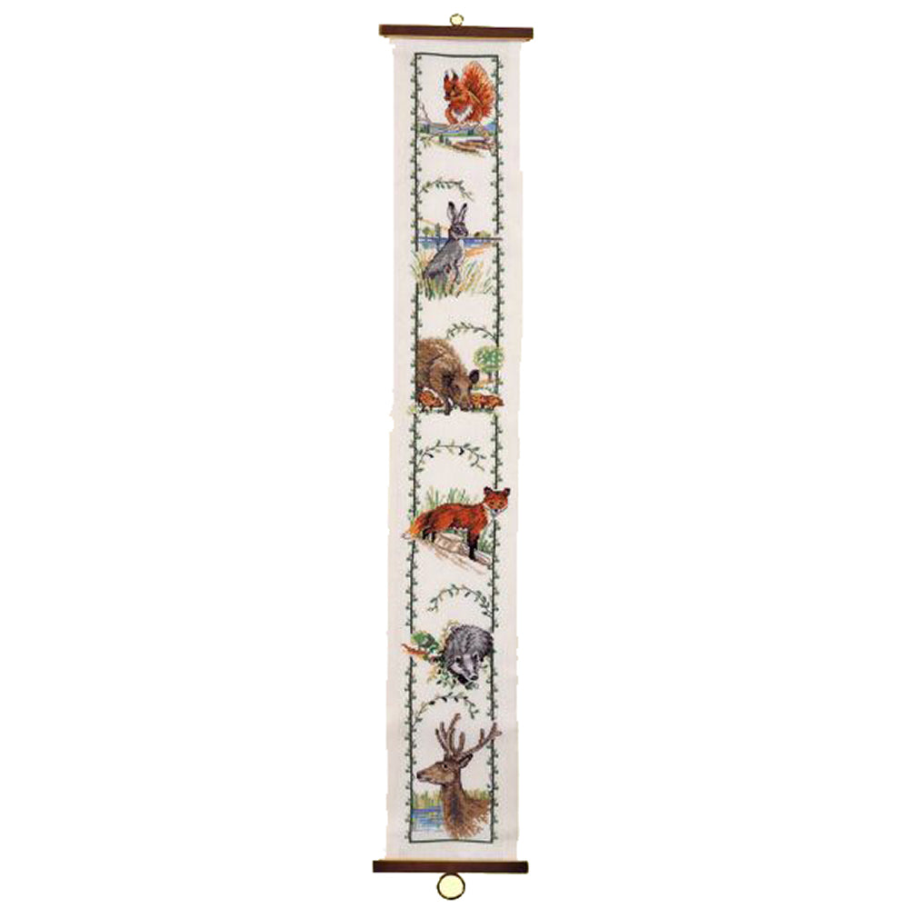 Permin Animals Cross Stitch Kit - 16x97cm