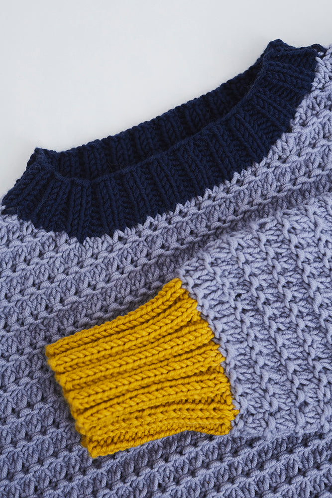 " Mira Wide Fit Jumper " -  Jumper Knitting Pattern For Women in MillaMia Naturally Soft Merino by MillaMia