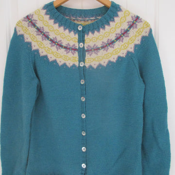 Fair Isle Yoke Cardigan