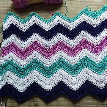 Chevron Doll Blanket