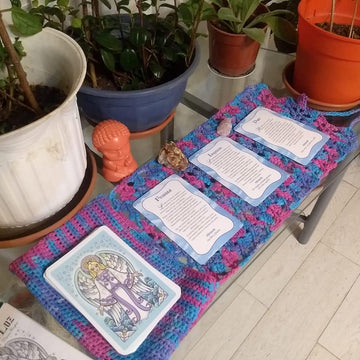 Rebel Altar Cloth/Tarot Deck Holder