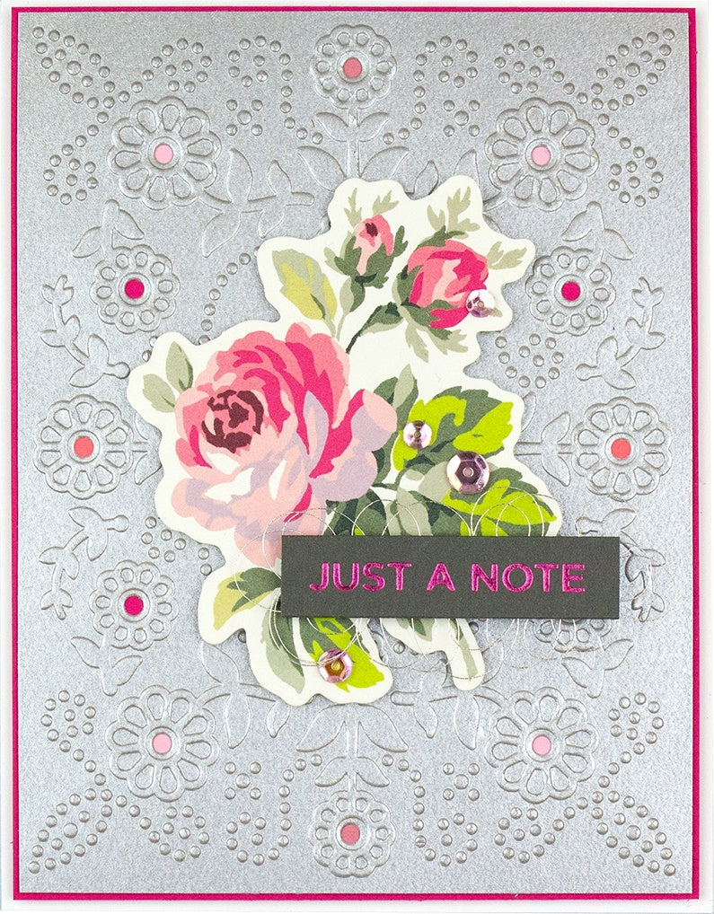 Spellbinders Cutting Embossing Folders - Floral Reflections
