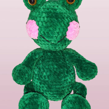 Crochet frog pattern, kawaii frog, animal crochet pattern, amigurumi frog crochet pattern PDF