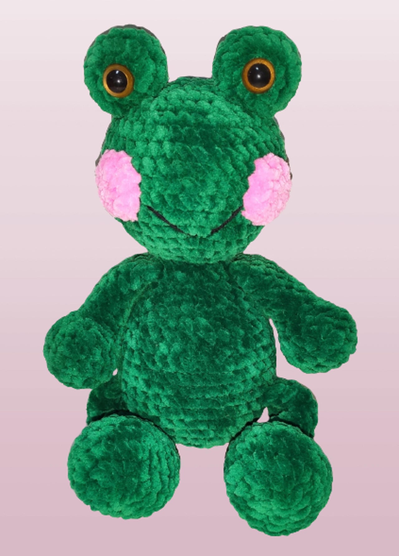Crochet frog pattern, kawaii frog, animal crochet pattern, amigurumi frog crochet pattern PDF