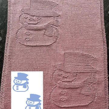 Nr. 848 – 25 – 10. Christmas Snowman guest towel
