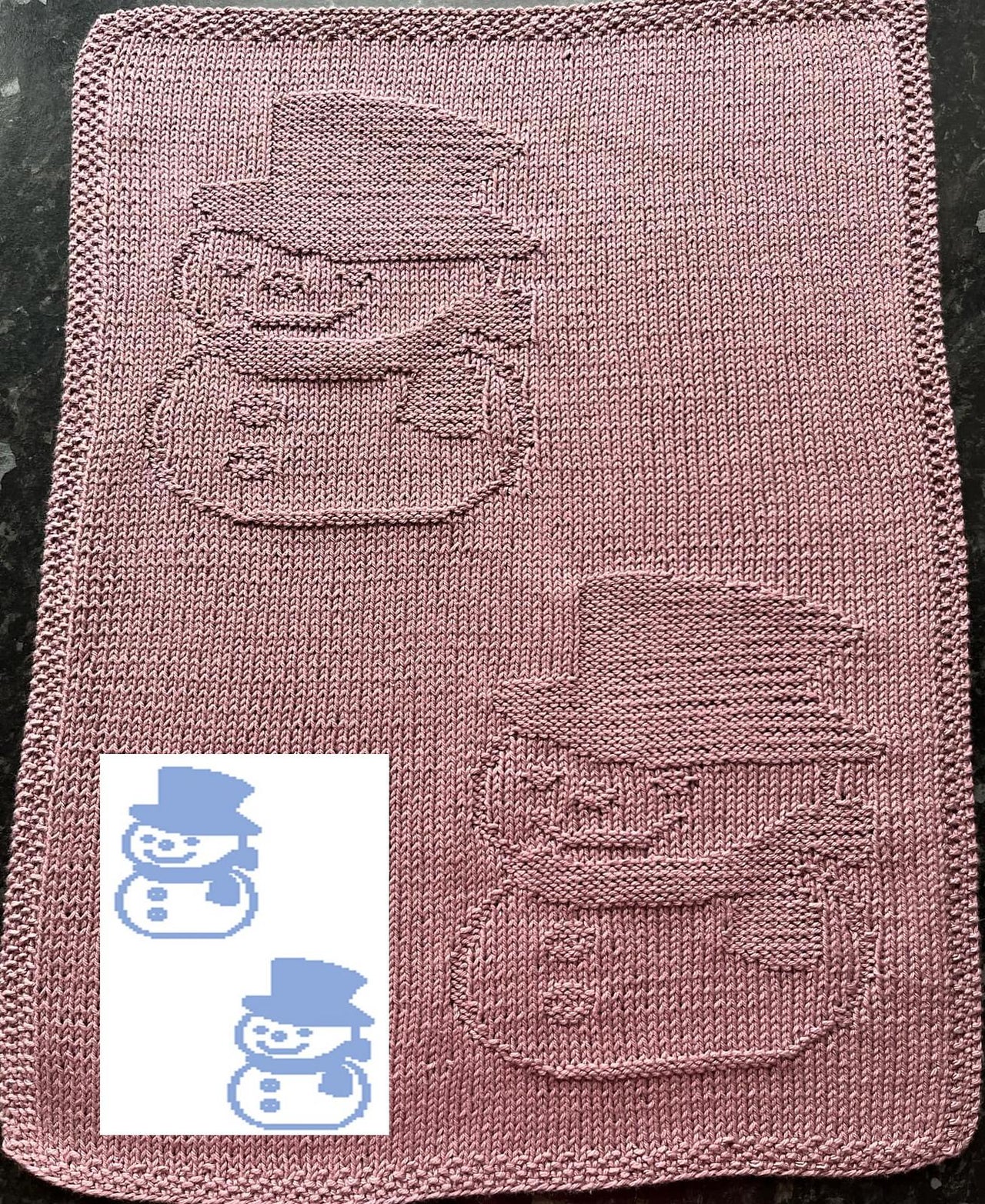 Nr. 848 – 25 – 10. Christmas Snowman guest towel