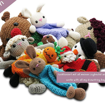 Lovey Add-On (for Drawstring Bag patterns)