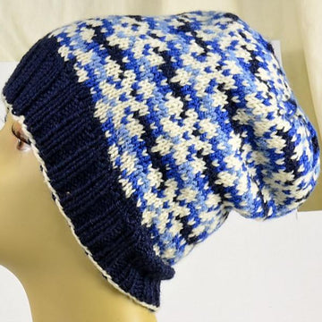 Snowflakes at Night Hat