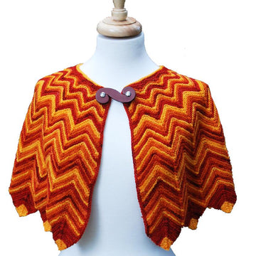 Flame-Tipped Shawl