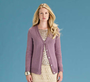 Rue Cardigan in Rowan Handknit Cotton - Downloadable PDF