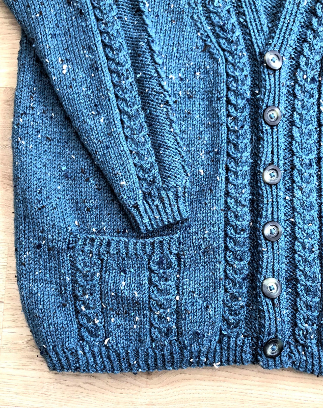 Marcham - V Neck Cardigan with Pockets