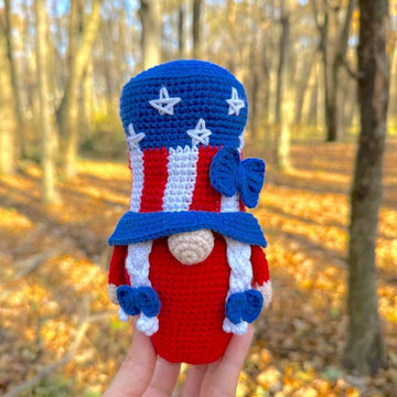 Patriotic gnome USA (girl_2)