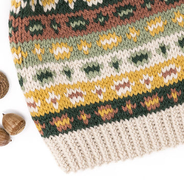 Sola Fair Isle Hat for Adults & Kids
