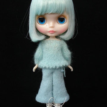 Blythe mohair puff sleeve Cardigan