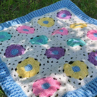 Pastel Posies Baby Blanket