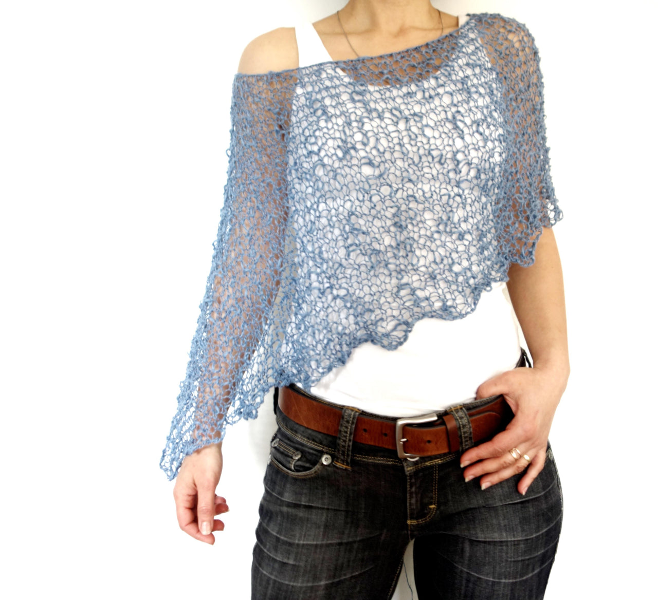 Aqua Wavy Edge Coverup