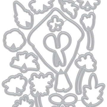 Hero Arts Frame Cut Dies - Flower Bouquet Pieces