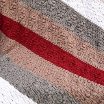 Amity striped blanket