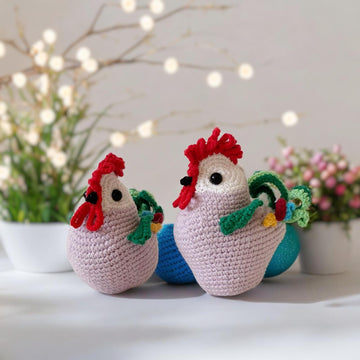 Rooster and Hen