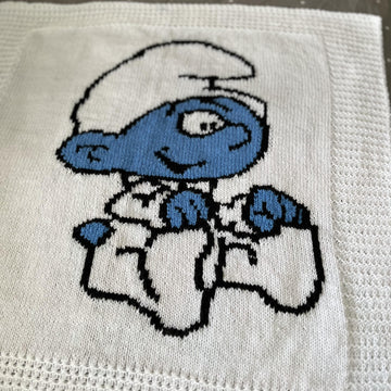 Baby Smurf Baby Blanket