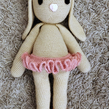 Lady Lala and Mr. Lulu crochet bunny buddies