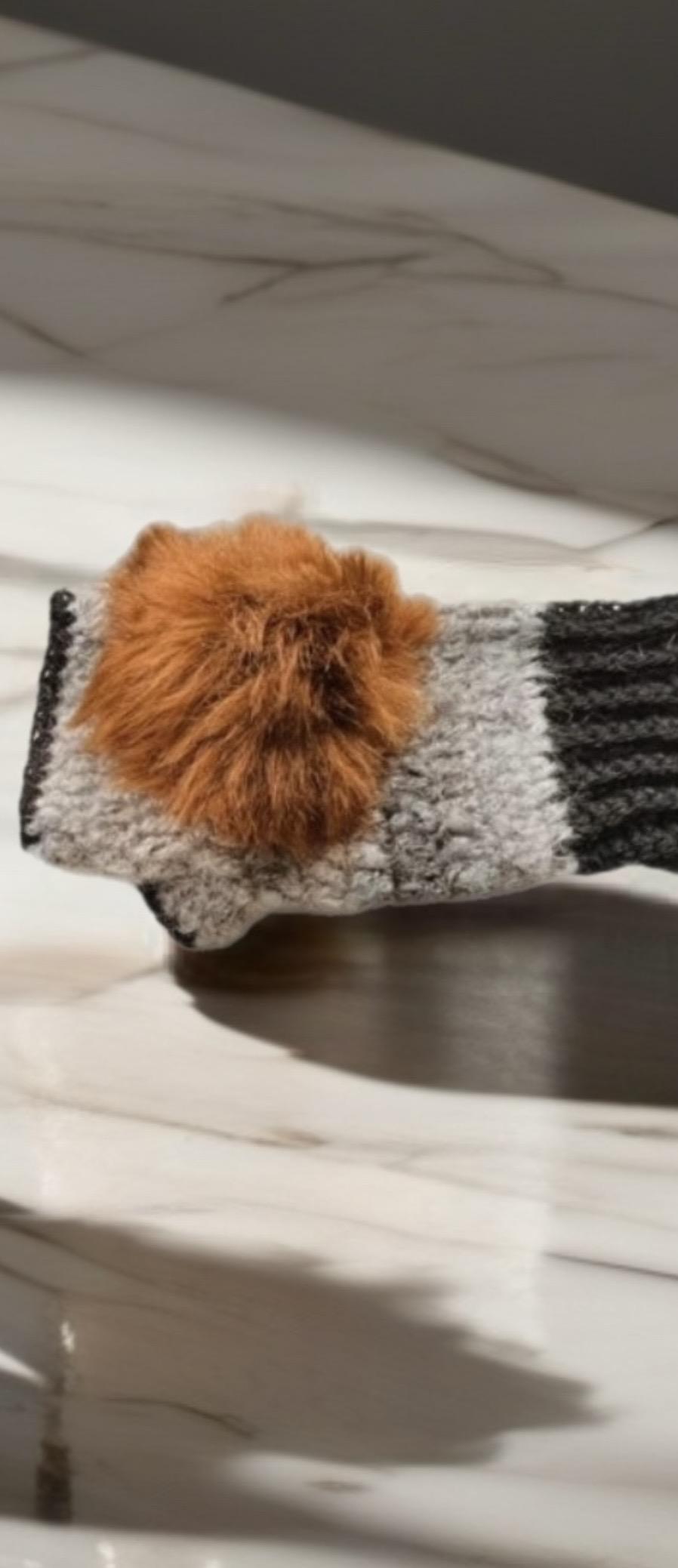 Mismatch Mohair Mittens
