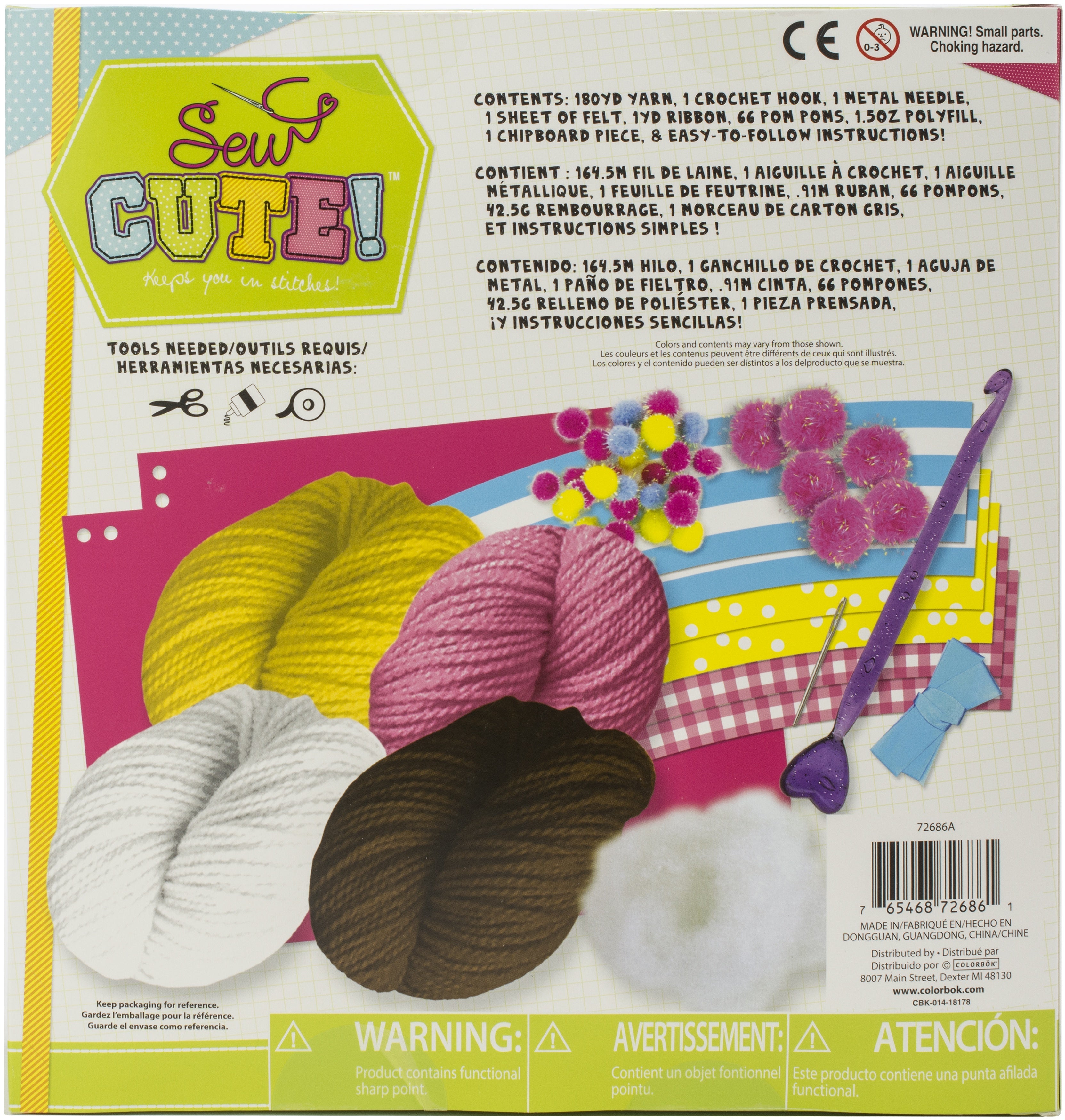 American Crafts Sew Cute! Crochet Cupcake Kit - 038316