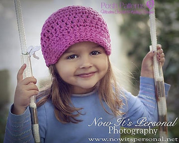 Chunky Newsboy Hat Crochet Pattern 136