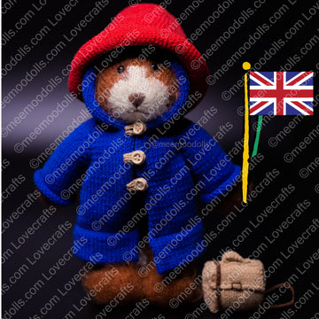 Knitting Pattern Paddington Bear by Meemoodolls