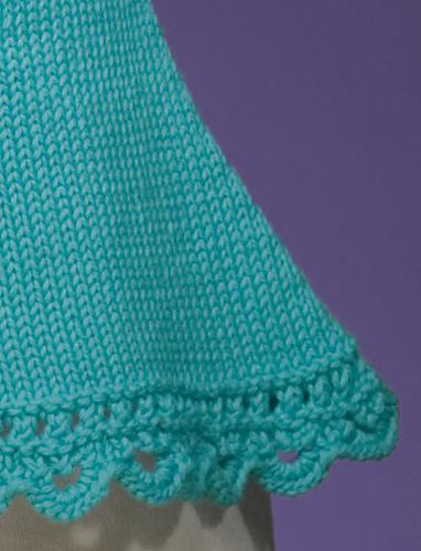 Simple Scalloped Edge Pullover #159