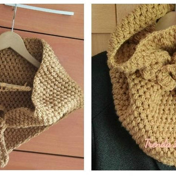 Puff Triangular Scarf