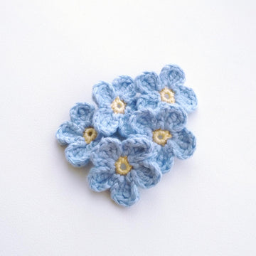 Forget-Me-Not Flower Applique