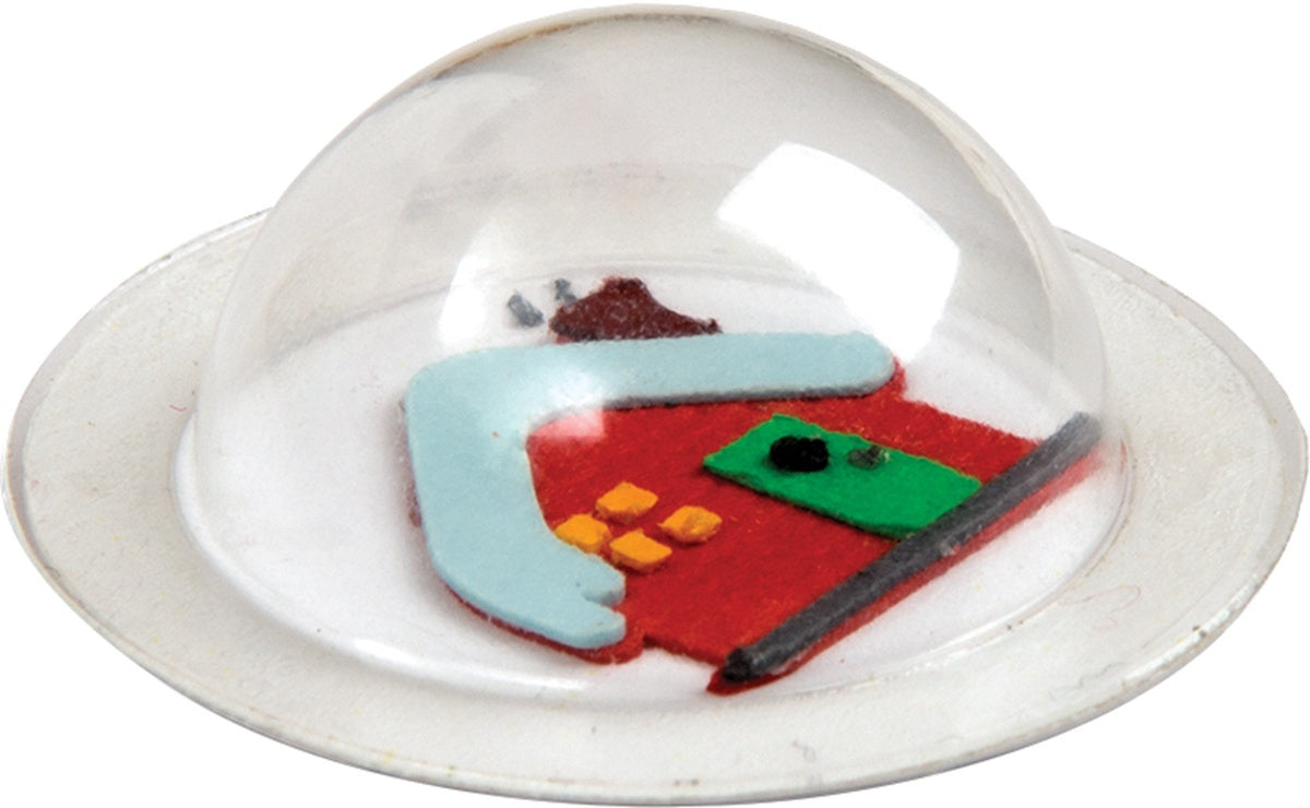Sizzix Dimensional Domes 12/Pkg Inspired By Tim Holtz - Clear 1.25" Diameter