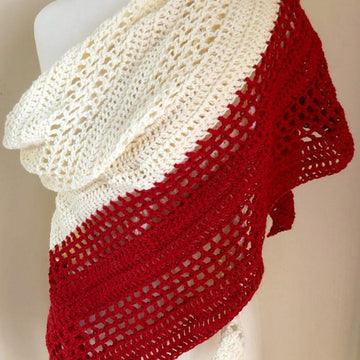 Holiday Celebration Crochet Poncho Wrap Pattern