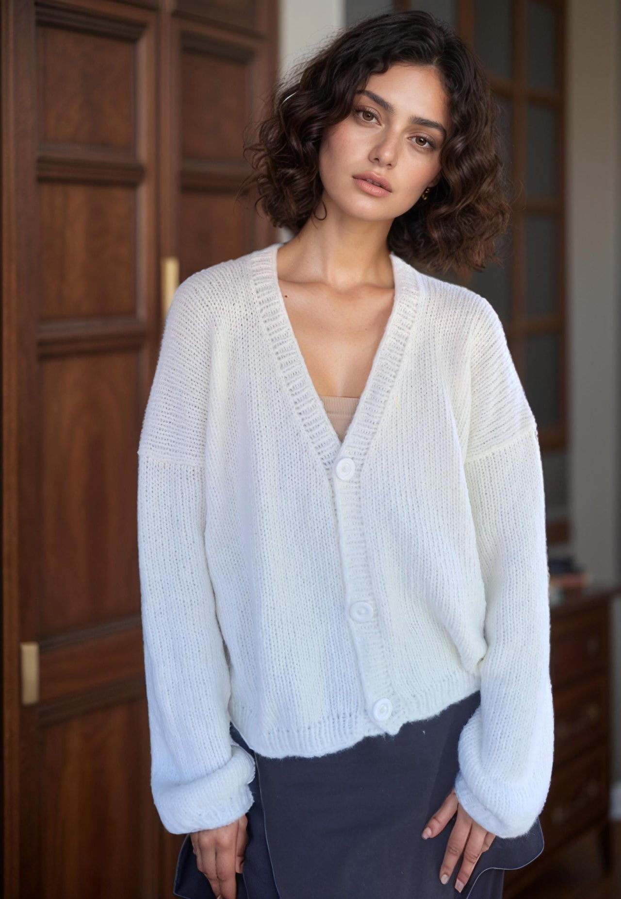 Fur Cardigan Sentro or Addi king