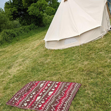Round the Campfire Mosaic Blanket