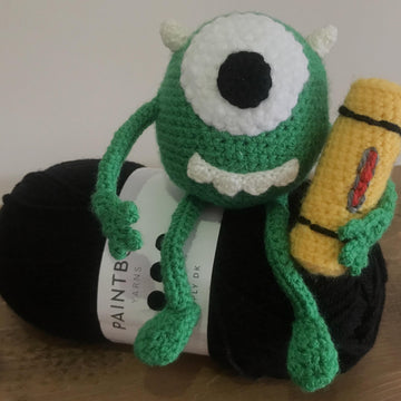 Mike Wasowski amigurumi crochet pattern