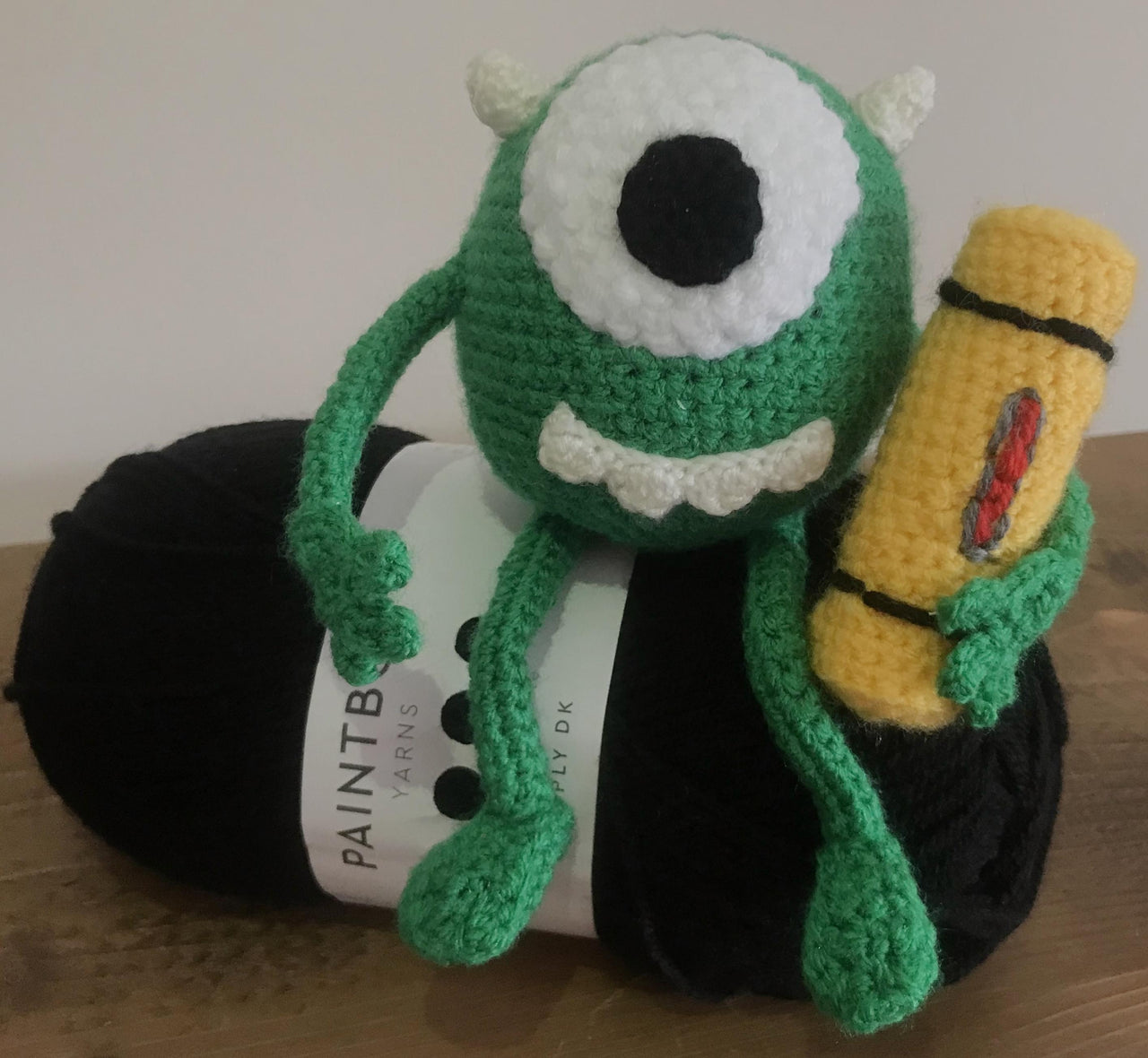 Mike Wasowski amigurumi crochet pattern