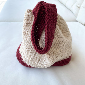 Linen Stitch Knot Bag