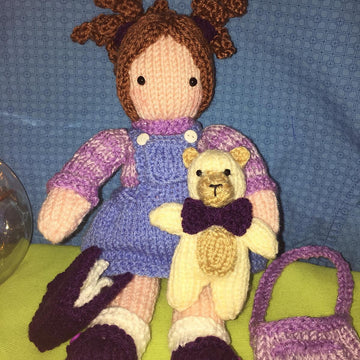 Molly the bookworm, and Bear