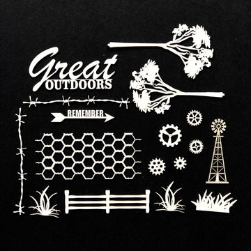 49 And Market Archival Chipboard 6"X6" - Great Outdoors