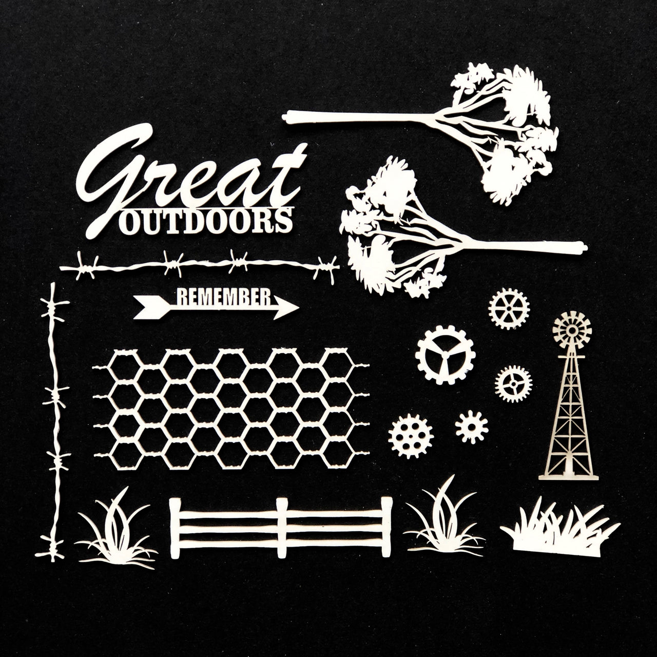 49 And Market Archival Chipboard 6"X6" - Great Outdoors