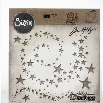 Sizzix Thinlits Dies By Tim Holtz 9/Pkg - Swirling Stars