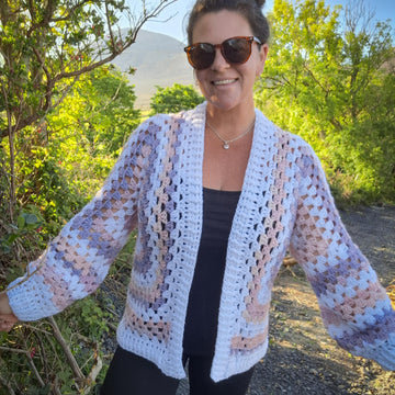 Candy Cake Hexi Cardigan