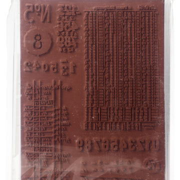 Darkroom Door Cling Stamps 7.3"X5.1" - Number Medley