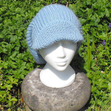 PEAK SLOUCH BEANIE HAT KNITTING PATTERN - MADMONKEYKNITS