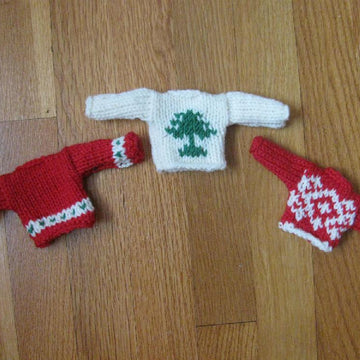 Mini Sweater Ornaments
