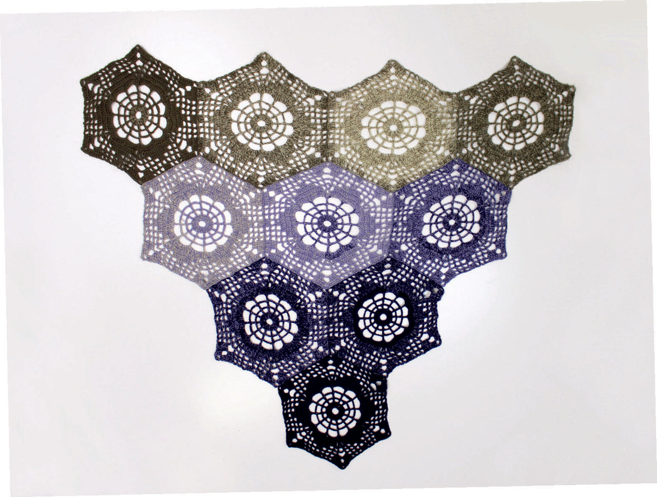 Crochet Shawl in Bergere de France Unic - Downloadable PDF